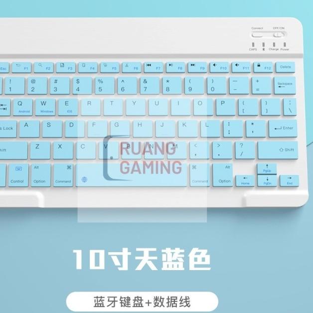 Tablet And Phone Bluetooth Keyboard 9.7/10 Inch - Dark Green