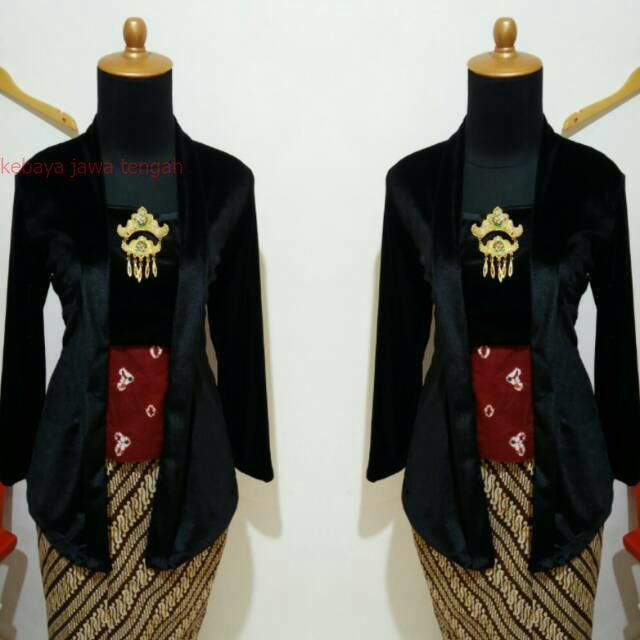 Kebaya modern| wisuda|  bali|  jumbo|  kutu baru  bludru angkin Kebaya Bludru