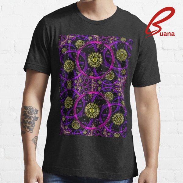 Kaos Pria Trippy Aphex twin trippy pattern crystal castles Premium Custom 610