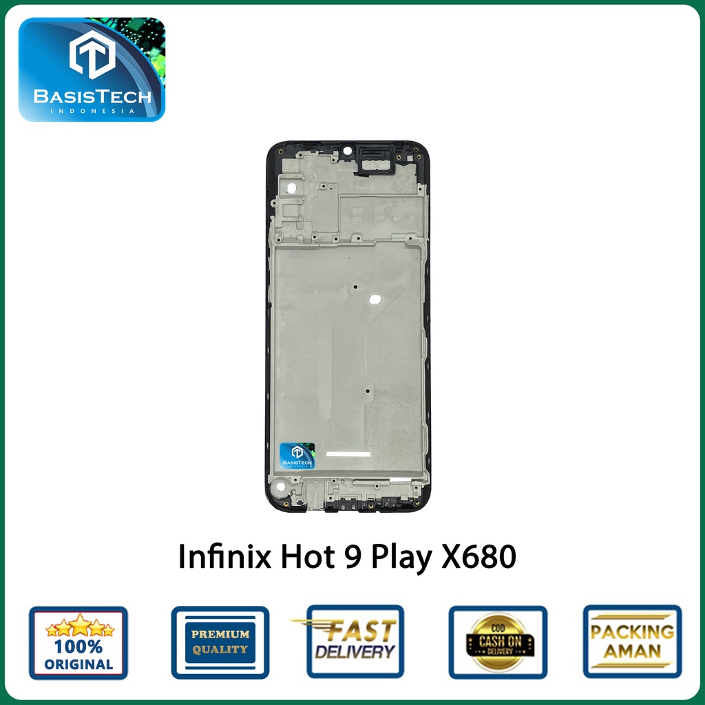 FRAME TATAKAN LCD INFINIX HOT 9 PLAY X680 - BASISTECH ORIGINAL QUALITY