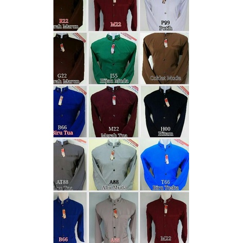 Jasko Polos Hitam Putih Merah Hijau Biru Krem Abu - Putih, XL