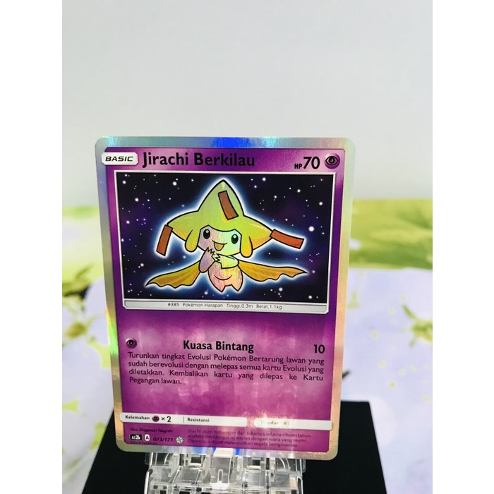 {{{{{{] Kartu Pokemon IND Jirachi Berkilau