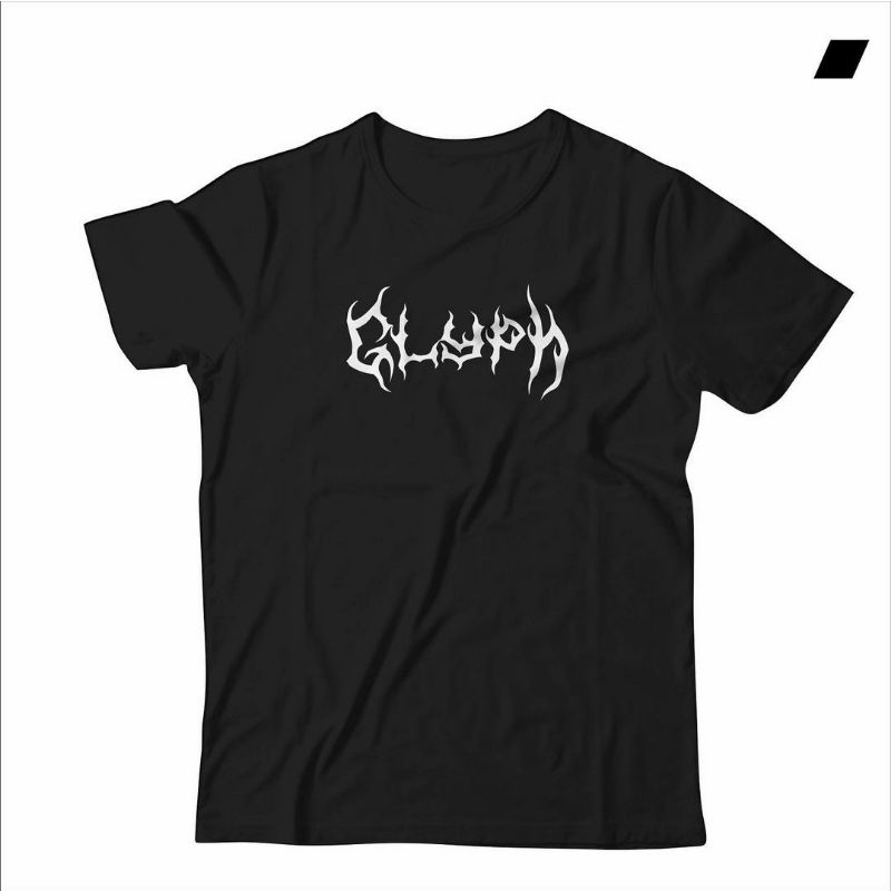 Localpride/Tshirt glyph butterfly aesthetic solid black 30s