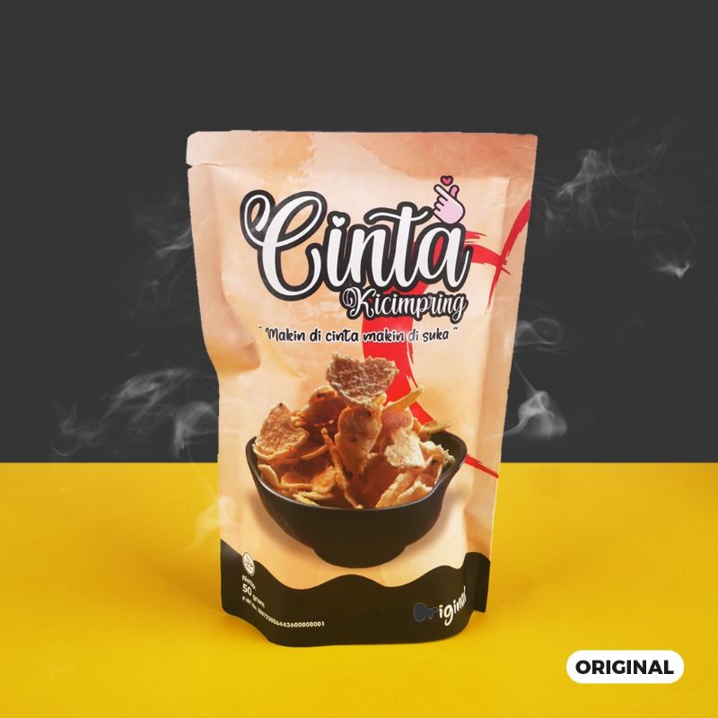 

Cinta Kicimpring kripik singkong rasa original