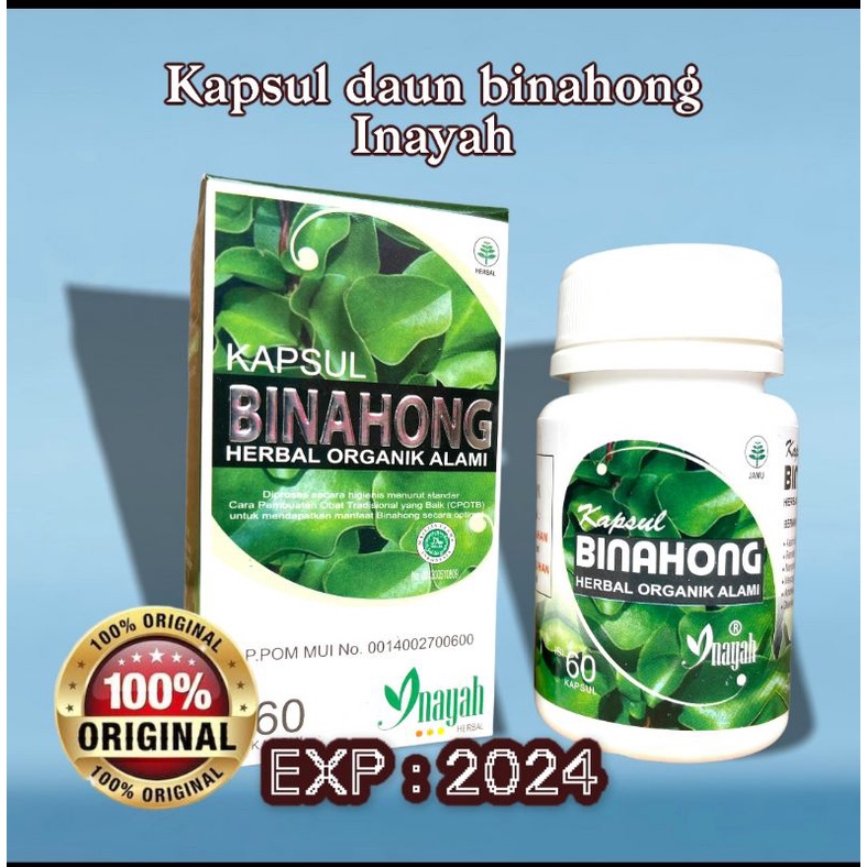 Kapsul Daun Binahong 60 kapsul