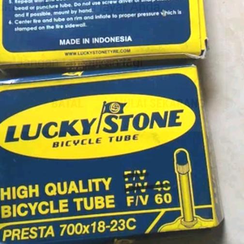 BAN DALAM SEPEDA FIXIE 700X23C LUCKY STONE
