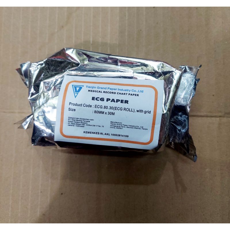 

ECG PAPER/Kertas EKG Roll 80×30/Ecg roll 80.30