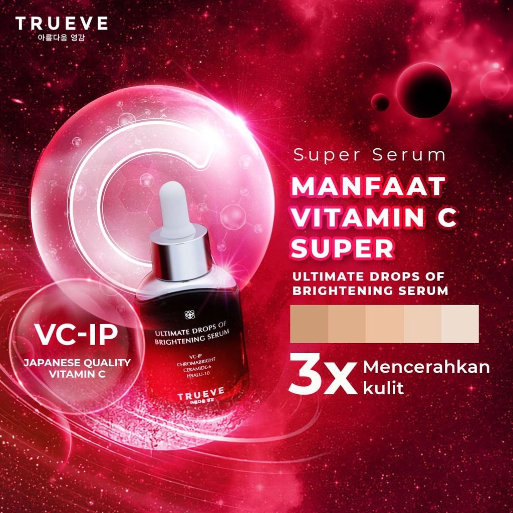 Truve Vitamin C Brightening Serum Vit C Pencerah Wajah Glowing Truve Official Shop Ori