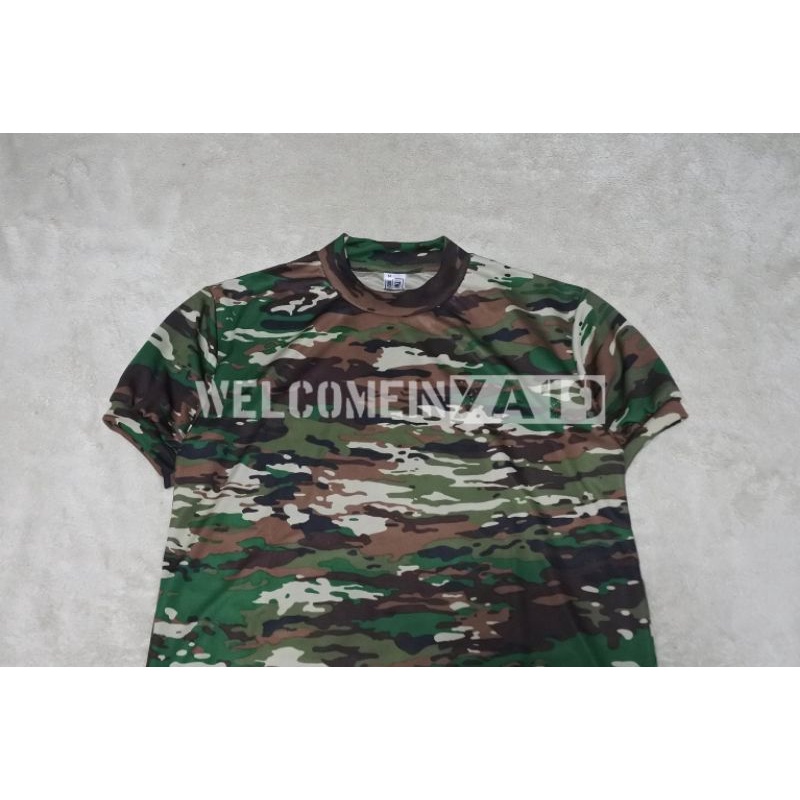 Kaos Pendek Dryfit Loreng KASAD Terbaru TNI AD