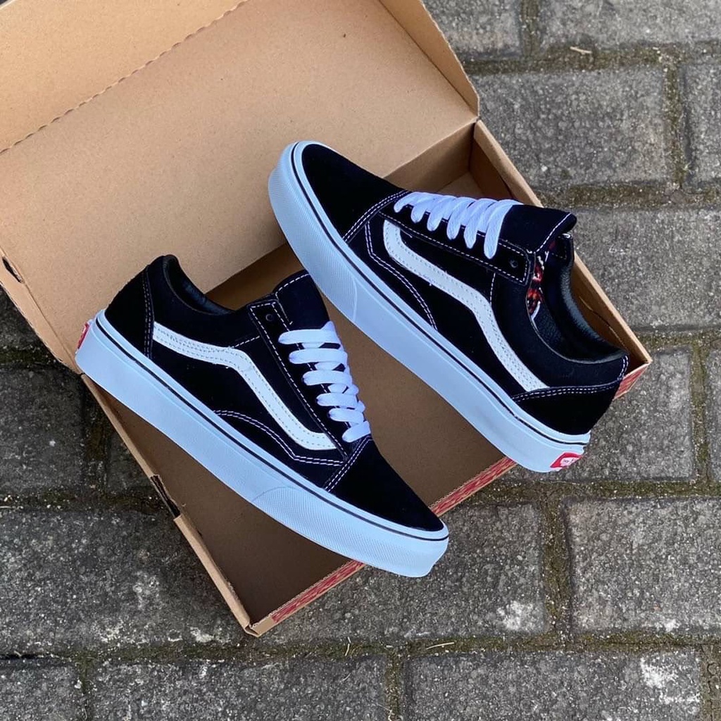 Sepatu Vans Oldskool Black White OG Size 36-43 Grade Premium Quality