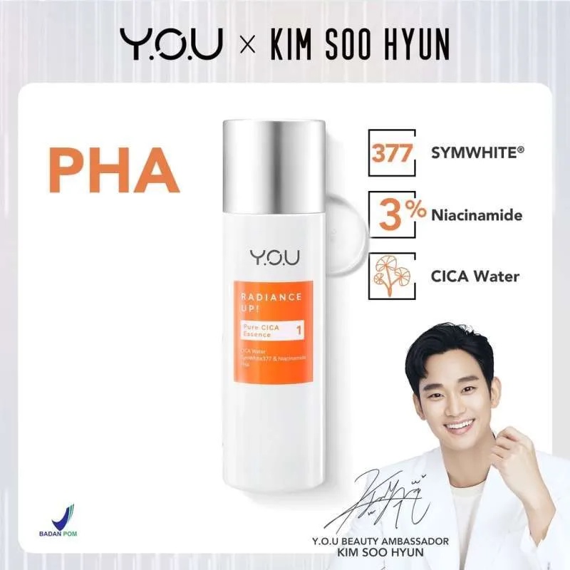 ★ BB ★ Y.O.U Radiance Up! Pure CICA Essence - CICA Water + PHA Gently Exfoliate Essence - YOU Essence