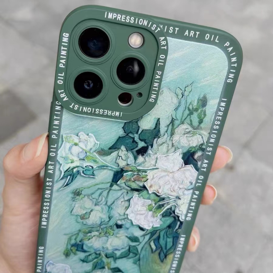 Ins Soft Case TPU Motif Mawar Untuk iPhone 14 14pro 14Plus 14prm 13pro 13pro 13prm 11 7Plus 8Plus Xr XS 12pro Max