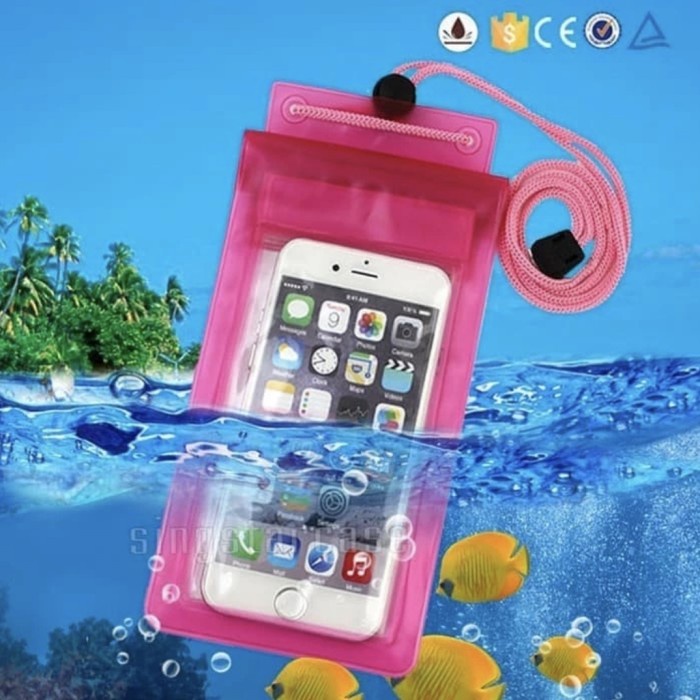 Sarung Case Tempat HP Kantong Waterproof Pelindung Anti Air Handphone