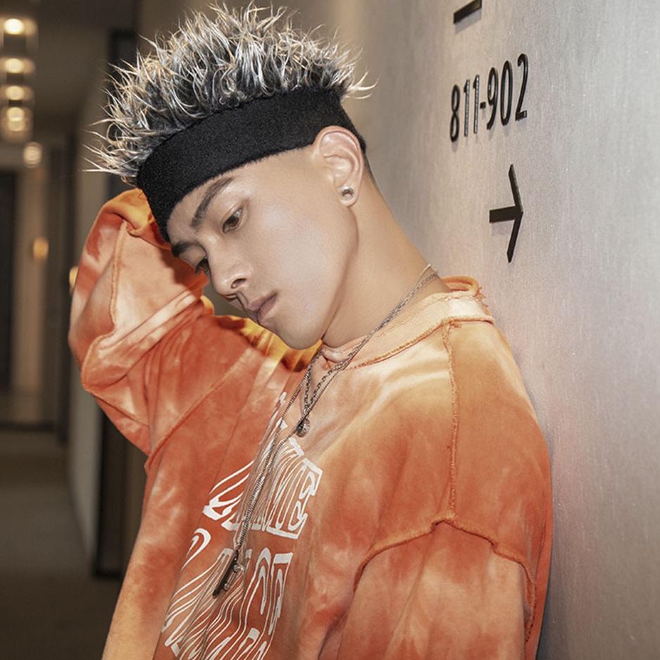 U19E [Ready Stok] Eropa dan Amerika topi simulasi wig rut pendek topi retro hip-hop spoof beanie hat