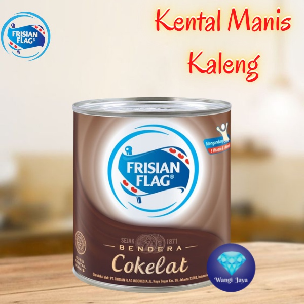 

TERMURAH!!! Susu Bendera Kaleng Coklat 370gr/Frisian flag kaleng coklat/susu kental manis bendera