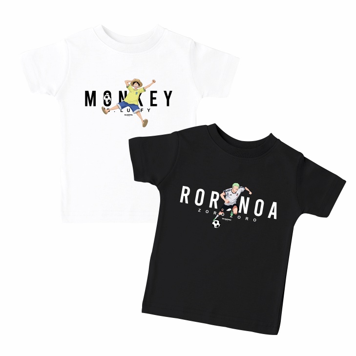 Gilan T Shirt Kaos Baju Distro Anak Gambar Anime One Piece Luffy X Zoro Fifa World Cup Qatar 2022