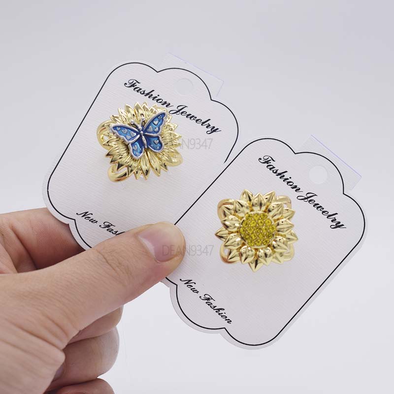 Cincin Bros Bahan Logam Alloy Aksen Mutiara Untuk Syal