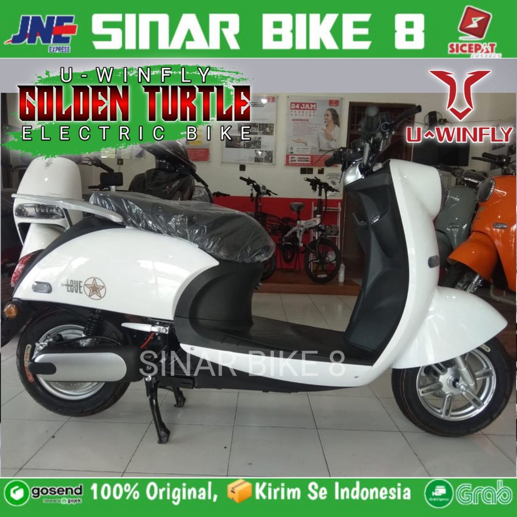 Sepeda Motor Listrik UWINFLY GOLDEN TURTLE 1000 Watt