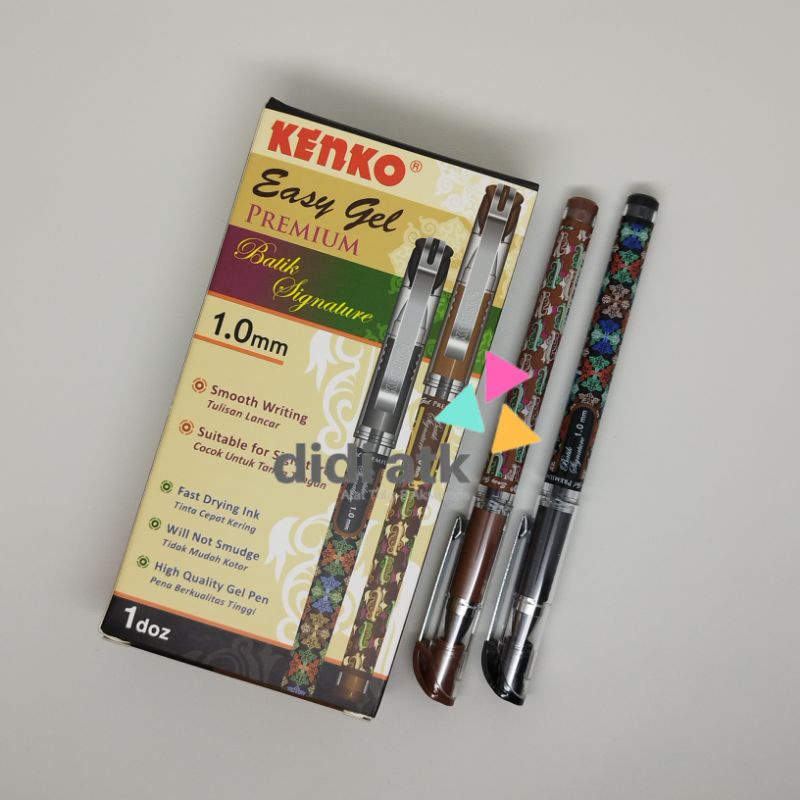 

Pulpen Tanda Tangan Kenko Easy Gel Premium1.0mm 1 Pak (12 Pcs)