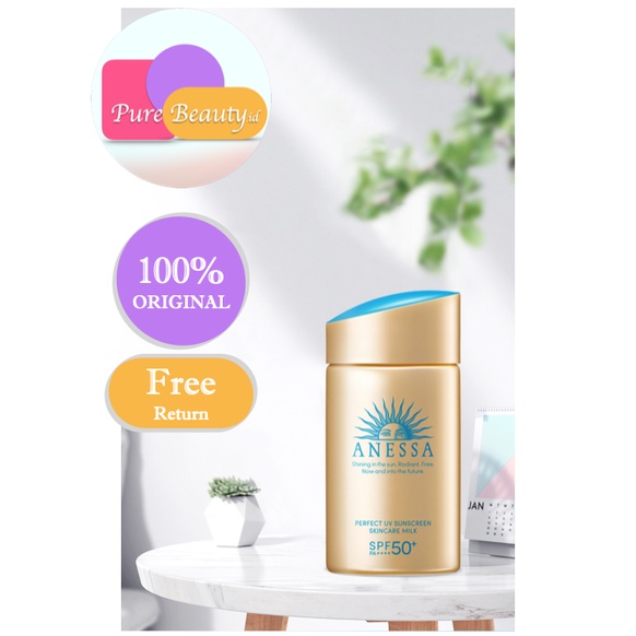 Anessa Perfect UV Sunscreen Skin Care Milk EXP2025 SPF 50+ PA++++ 60ml Anti-kerutan Melembabkan kulit ❤ 100% Original ❤