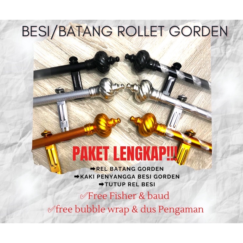 BATANG GORDEN / BESI GORDEN / TIANG GORDEN / Batang gorden fullset / Besi gorden fullset / Tiang gor