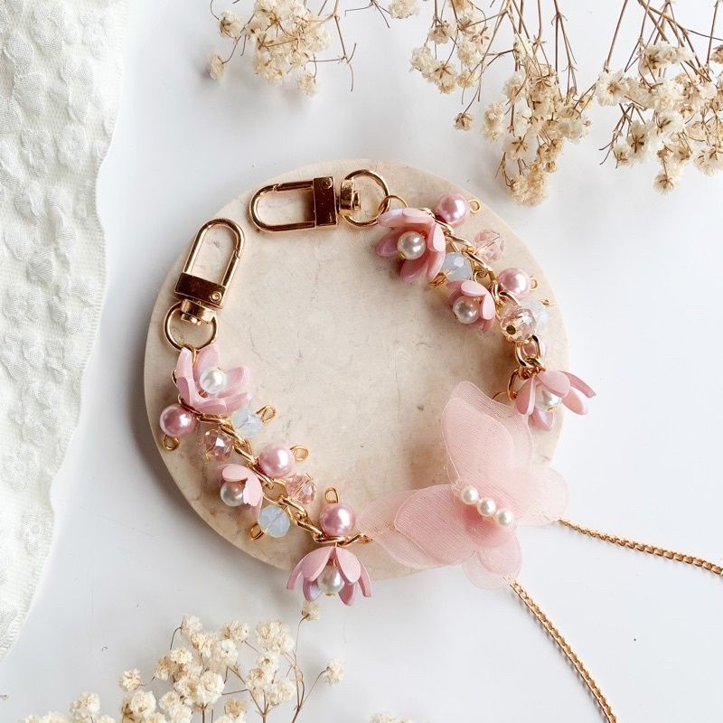 KONEKTOR MASKER HIJAB HEADLOOP MEWAH UNTUK PESTA ASESORIS MASKER CANTIK MUTIARA PERMATA KUPU KUPU GO