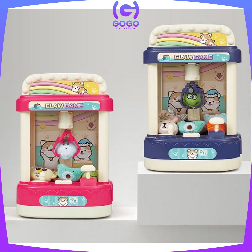 GOGO-M280 Mainan Anak Mesin Capit Boneka Kucing / Maenan Anak Claw Machine Mesin Permainan Tangkap Boneka Mainan Anak Game Capit