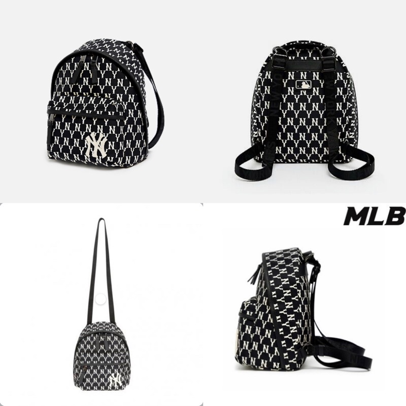 SALE - Tas Ransel Wanita MLB Monogram Mini Backpack NY - 1153#