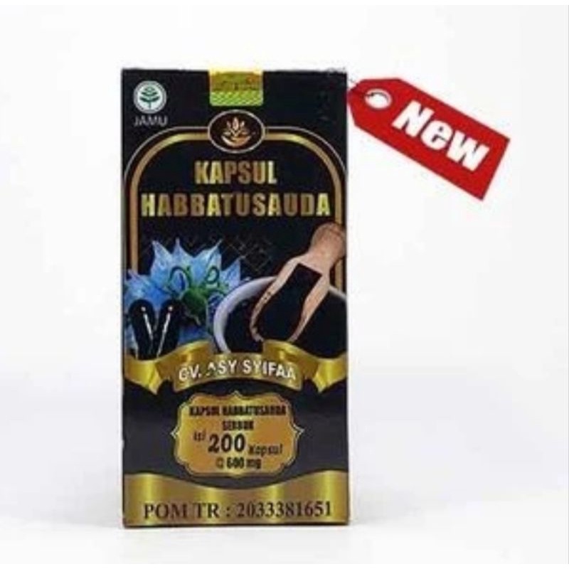 Habbatussauda Asy Syifa 200 Kapsul Asli Original