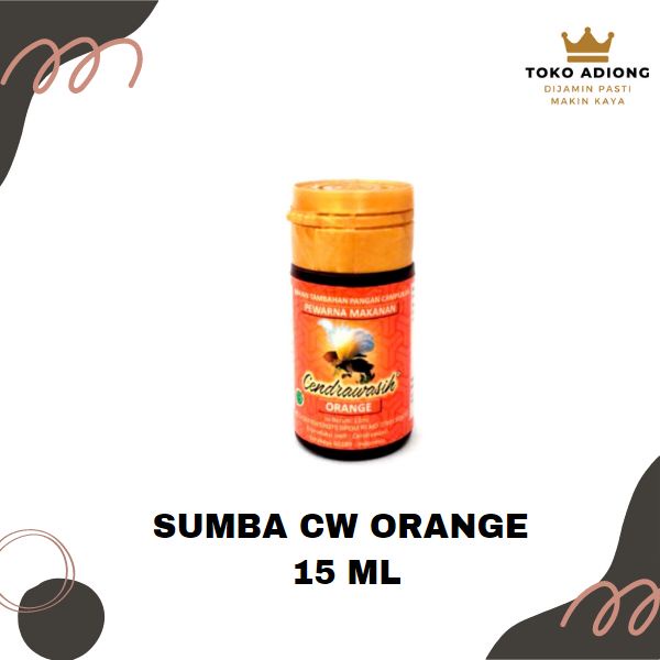 

SUMBA CW ORANGE 15 ML (ISI 2PCS)
