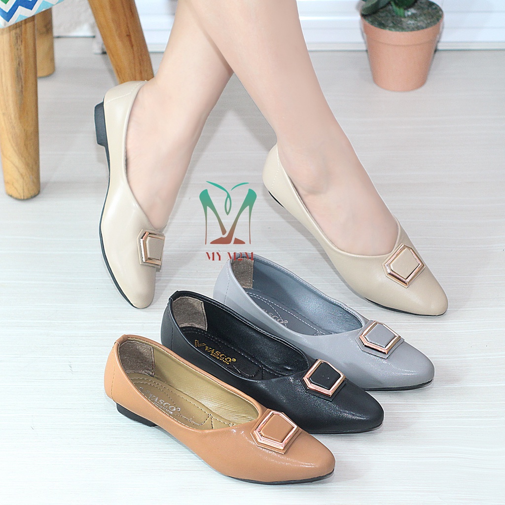 Mym2m Sepatu Flat Shoes Balet Kasual Wanita Terbaru Dilani