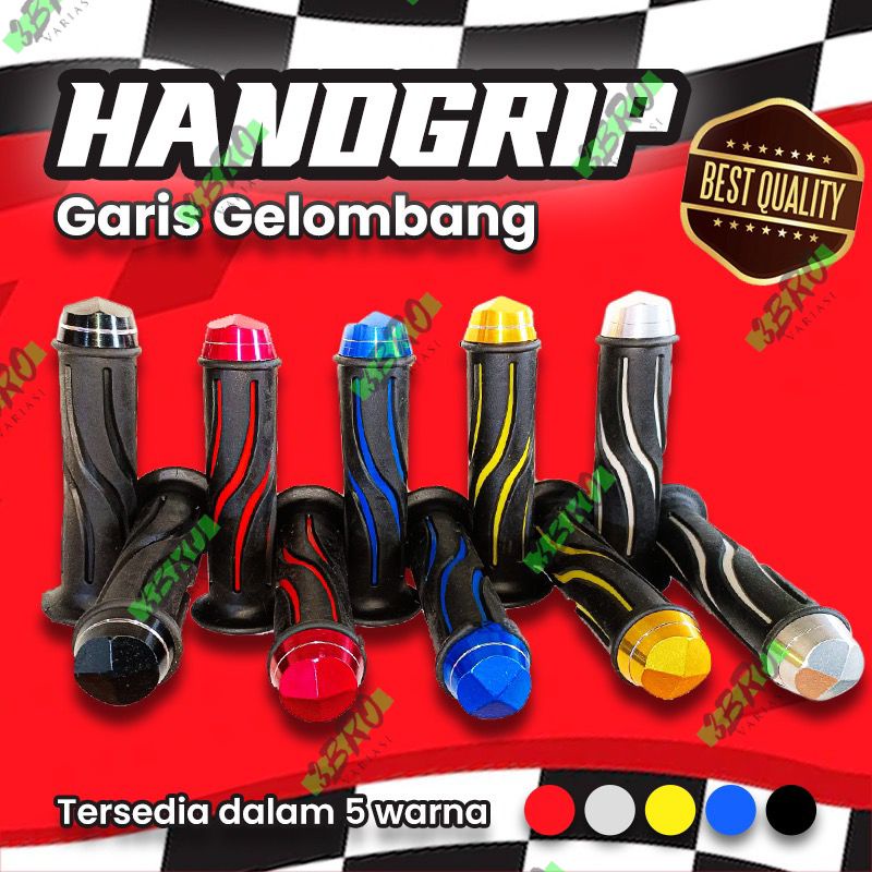 hangrip handgrip cnc domino garis sisik berkualitas