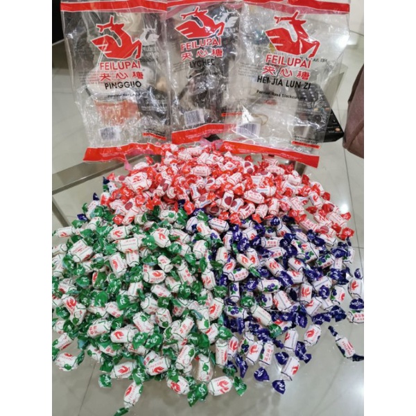 

Permen Curah Lychee & Apel & Anggur. 250 grams. bisa dicampur