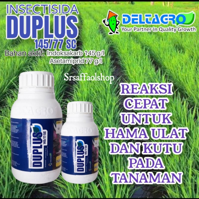 Insektisida DUPLUS 145/77 SC Kemasan 100 Ml Pembasmi Ulat