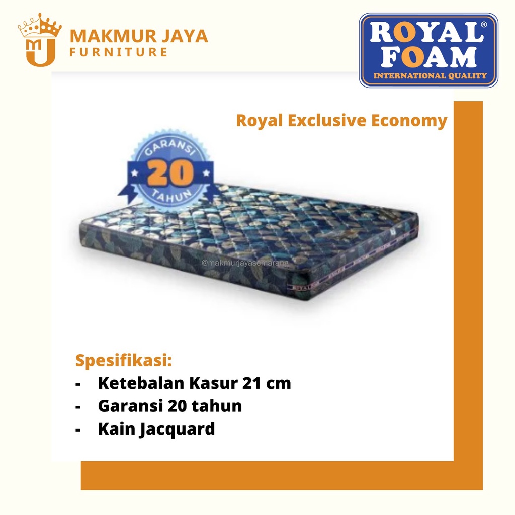 Kasur Busa Royal Foam Royal Exclusive Economy