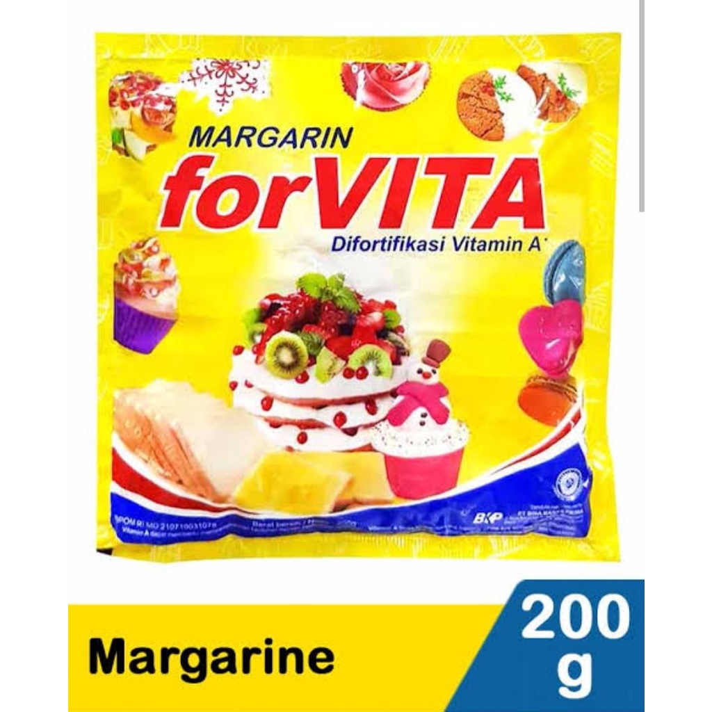 

Margarin Forvita 200gr, Mentega Forvita 200gr