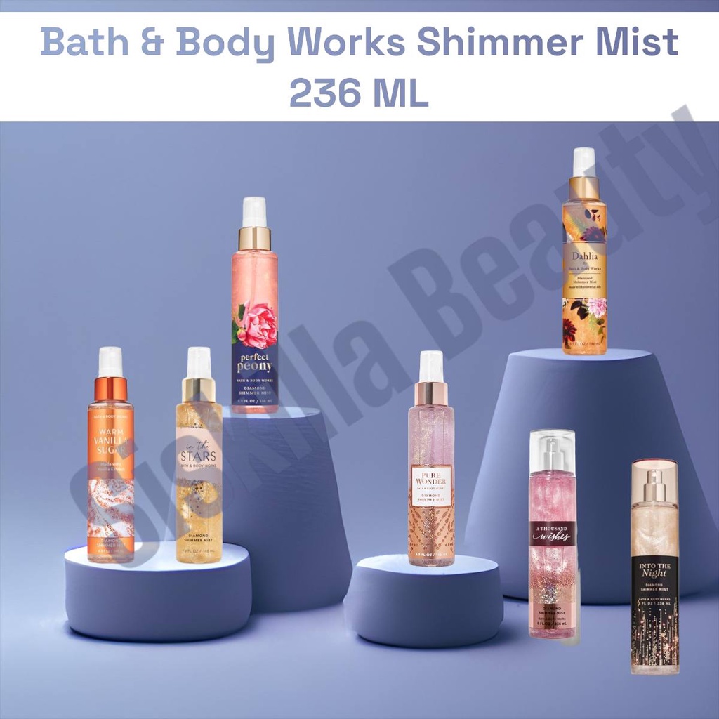 BBW BATH & BODY WORKS SHIMMER BODY MIST