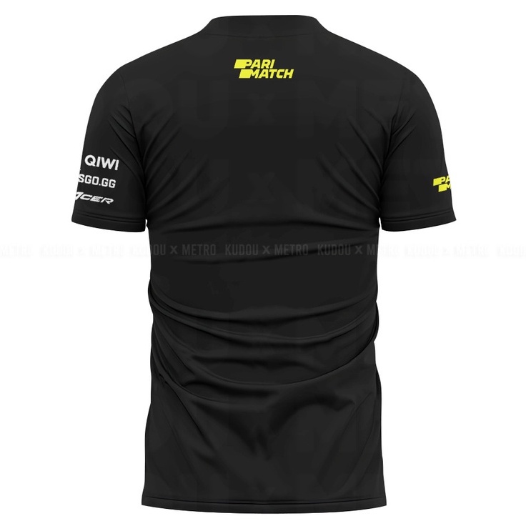 Jersey Team Spirit Black Gaming Unisex