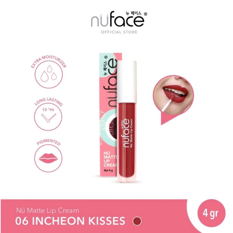 Nuface Lipcream Nu Matte 4gr | Nu Face Lipstick Cair