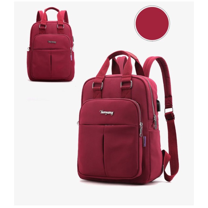 Tas Ransel Wanita Remaja Terbaru Waterproof Backpack Pu Later