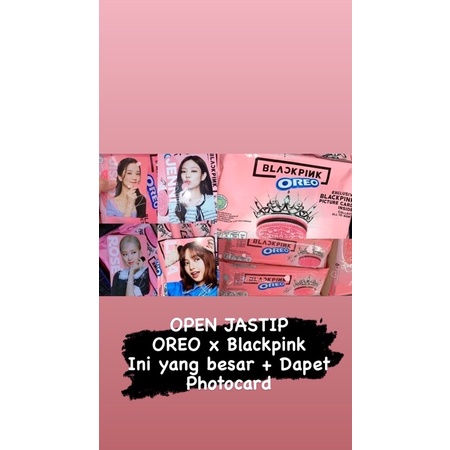 

[READY STOK TAPI TERBATAS ] OREO x BLACKPINK SEALED PHOTOCARD EDITION MURAH MERIAH