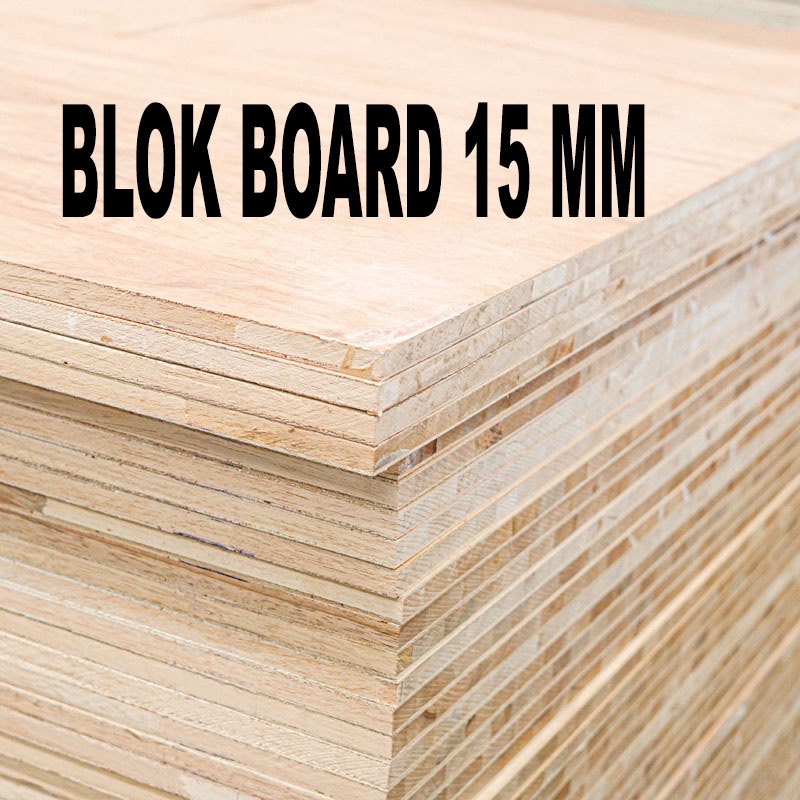 TRIPLEK BLOCKBOARD 15 MM UNTUK FURNITURE MULTIPLEK PLYWOOD
