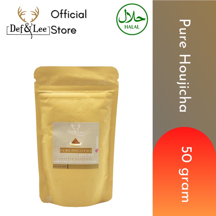 

BAYAR DITEMPAT Pure Houjicha Powder (Bubuk Hojicha) Import Jepang 100% Murni & Asli /TEH DIET/TEH
