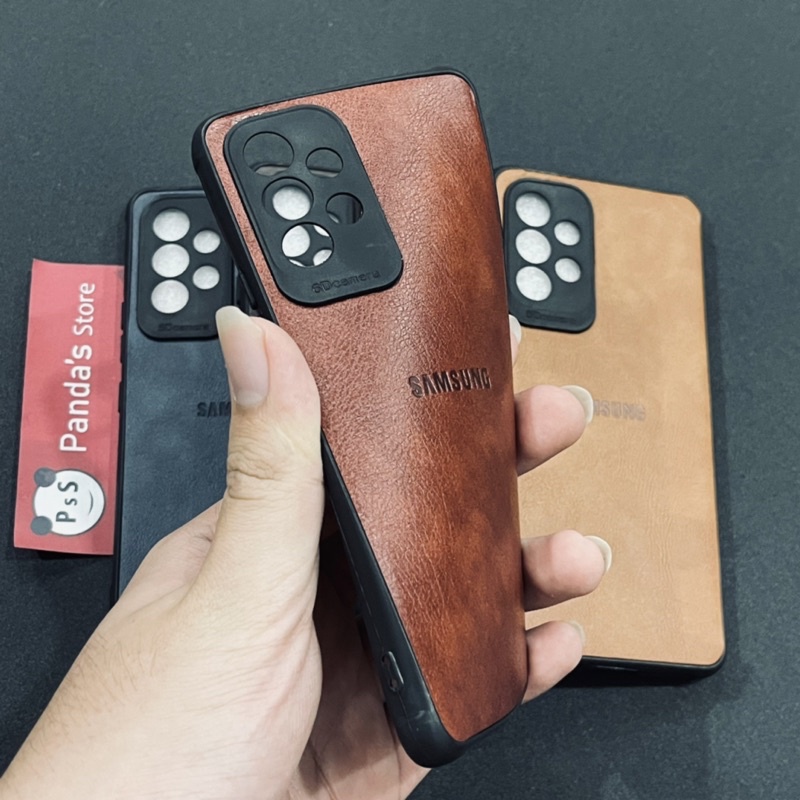 Leather Case Samsung A33 5G Softcase Kulit Elegan Casing Slim Fit