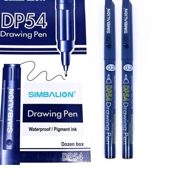 

Simbalion Drawing Pen 0.2 mm (1 LUSIN) - Biru