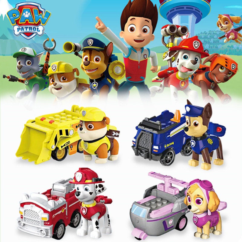 Pembalap Rescue Paw Patrol Realistis Dan Seru Isi 4 Dengan Roda Pengerjaan