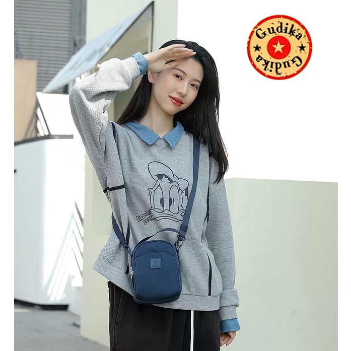 Mini Sling Bag GUDIKA 5107 - tas selempang wanita import original termurah - tas cewek - waterproof - fashion - tas korea - travel bag - tas bahu - sling bag - shoulder bag