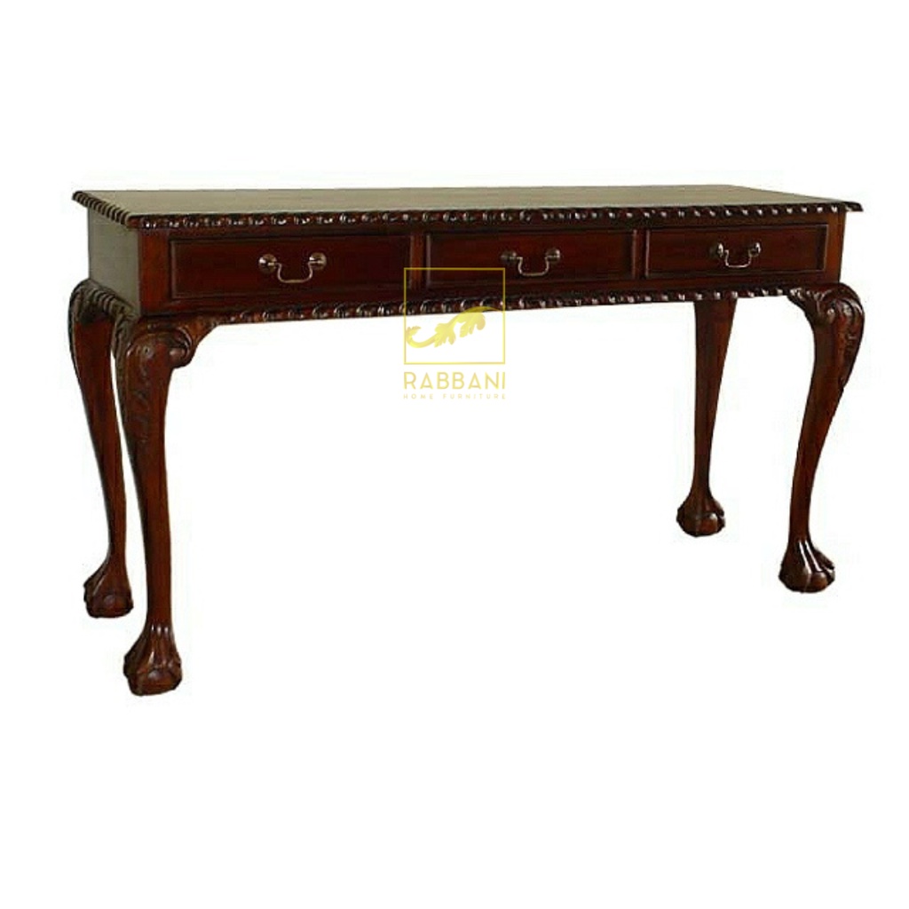 CHIPPENDALE DESK-MEJA KERJA-MEBEL MURAH-KUALITAS MEWAH-HOME DECOR-FURNITURE JEPARA-MEJA BELAJAR-DESK