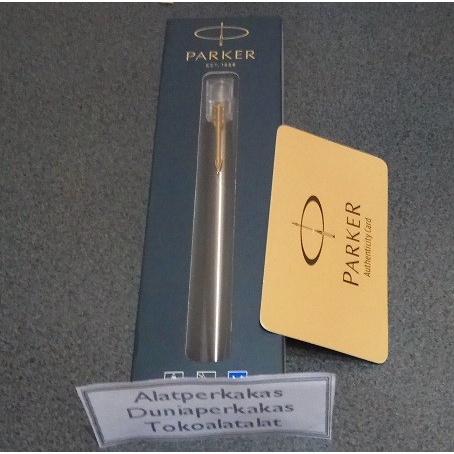 

PULPEN PARKER JOTTER STAINLESS STEEEL GT HANGSELL BLUE INK ORIGINAL ONGKIR NOL