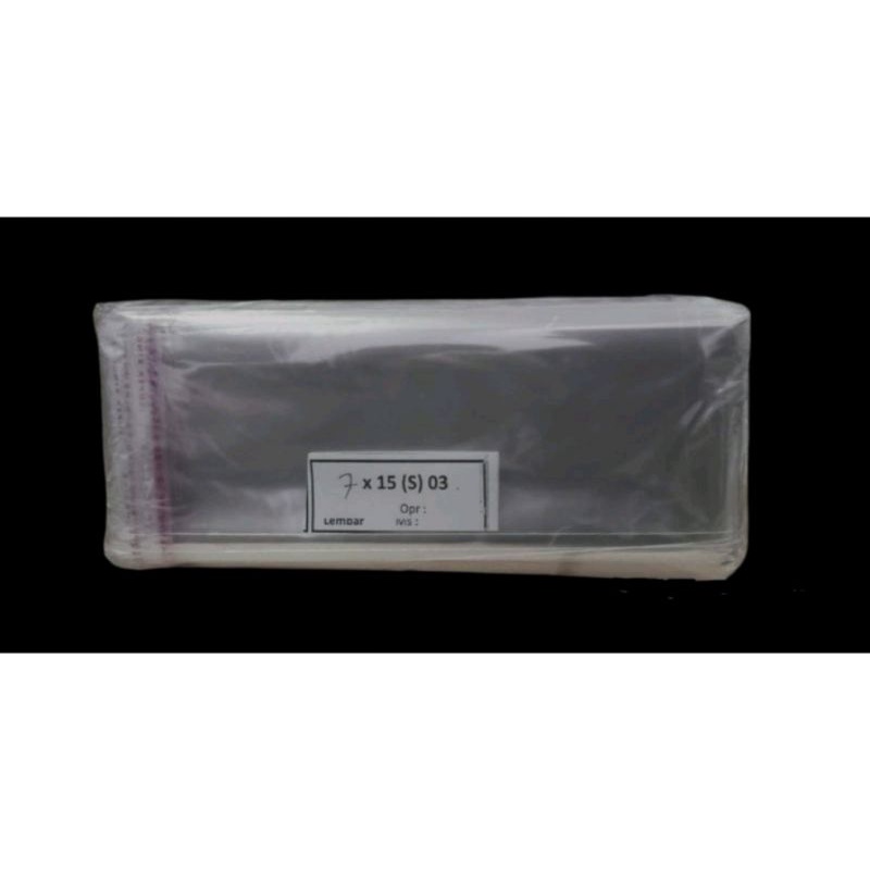 Plastik OPP 7x15 cm Bungkus Uang Roti